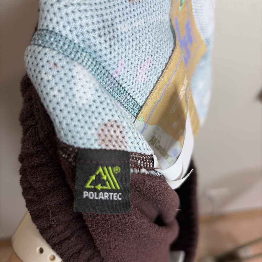 Nike ACG Polartec Wolf Tree Youth XL Pants Maroon Teal Outdoor Knee Patch - Picture 9 of 14
